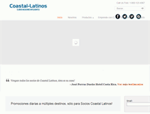 Tablet Screenshot of coastal-latinos.net
